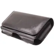 For Samsung Galaxy S22 Ultra/S21 Plus - Leather Case Belt Clip Swivel Holster