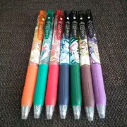 Zebra Sarasa Scented Disney Princess Clip Set of 7 #c34fc4
