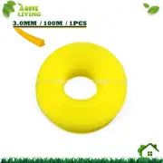 3.0mm x 100M Square Edge Lawn Trimmer Line Brushcutter Whipper Snipper Cord Wire