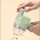 4in1 Handheld Electric Vegetable Food Chopper Cutter For Garlic Ginger Meat