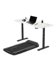 [Lifespan Fitness] V-Fold Treadmill With Ergo Desk 1800mm in White
