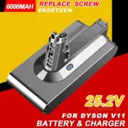 V11 Screw Type Battery for Dyson SV14 V11 Absolute Fluffy Cleaner Li-ion 6000MAH