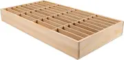 NOLITOY Wooden Phone Holder: Retro Wooden Desktop Cell Phones Organizer With 36 Grids - Multi-grid Cellphone Storage Box For Office School