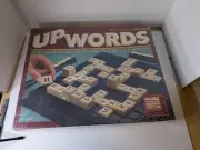 Vintage 1997 UpWords 3D Word Stack Game Square Board Milton Bradley Complete