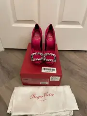 Authentic Authentic Roger Vivier Limelight Mille Fleurs THR Pump 35 BRAND NEW!!