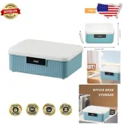 Secure 4-Gallon Portable Lock Box with 4-Digit Combination - Modern & Durable