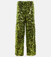 [Oseree] Oséree Sequined pants AU 12 green