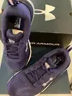Size 7 1/2 - Under Armour Charged Assert 10 Blue with lavender trim