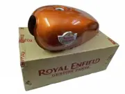 Compatible with Royal Enfield Interceptor 650cc Petrol Gas Tank Orange Crush