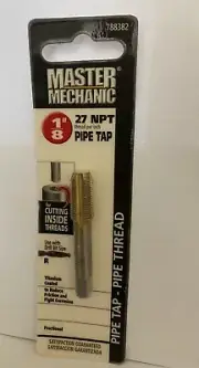 1/8”- 27 NPT Pipe Tap MASTER MECHANIC P/N 788382