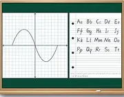 Jumbo Magnetic Notebook Paper Magnetic XY Coordinate Dry Erase Grid Magnetic Handwriting Lined Paper Whiteboard Grid for Classroom Teaching Accessories Learning Tools 26" x 26" and 21.5" x 17"