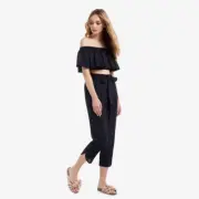 SEED HERITAGE 'Frill Bodice Top' SHIRRED Small / 8 - 10 RRP $69.95 - BRAND NEW!