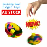 Fidget Toy Bouncy Ball Pops Rubber Ball Toys for Kids Jumping Bowl Fidget Toy VN