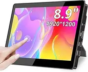 Portable Monitor Touchscreen,8.9 Inch Small Monitor for Computer| 1920 * 1200 |16:10|450Nits|Optical Bonding| HDMI/USB-C Port|Mini Display for Raspberry Pi Laptop Mini PC Mac