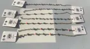 Lot Of 7 New Evil Eye Assorted Boho 7” Bracelets Gold/Silver Finish Hamsa Daisy