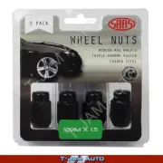 SAAS Wheel Nuts Taper 12x1.5 Blk 35mm 1x5PK for Renault Encore