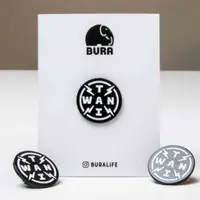 在飛比找蝦皮購物優惠-BURA 閃電 黑 白 設計 台灣 造型 原創 珐瑯 珐郎 