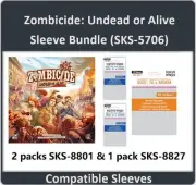 "Zombicide: Undead or Alive" Compatible Card Sleeve Bundle (8801 X 2 + 8827 X 1)