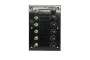 TechBrands Fused Switch Panel (15A) - 6 Gang