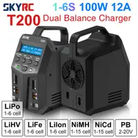 在飛比找蝦皮購物優惠-Skyrc T200 AC/DC 鋰電池雙平衡充電器放電器適