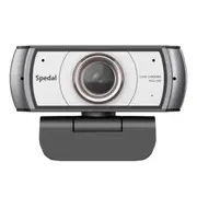 920Pro Wide Angle120 Degree Webcam Software Control Video Conference Distance Learning Remote Teaching Full HD Live Streaming with Microphone - Silver