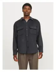 [Jack & Jones] Bradley Ollie Overshirt in Black
