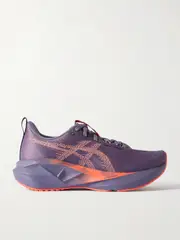 [Asics] Asics - Novablast 5 Stretch-knit Sneakers - Purple - UK 3 UK 3 Purple