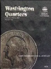 Whitman Washington Quarters No. 1 Coin Folder, 1932-1947 #9018