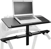 VIVO Universal Wooden Laptop Treadmill Desk, Adjustable Ergonomic Notebook Mount Stand for Treadmills, Includes Mouse Pad and Wrist Support, Stand-TDML4 Black 27” x 11”