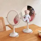 3x Magnifying Glass Vanity Mirror 360 Rotating Desktop Standing Mirror Women