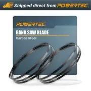 POWERTEC Band Saw Blade 59-1/4" x 3/8" x 6 TPI High Carbon Steel, 2PK (13150-P2)