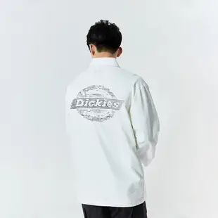 Dickies男款白色純棉多口袋下擺可調節教練外套|DK010928C4D