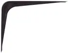 NEW CASE OF (20) PROSOURCE 21138BK BLACK 5 X 6 UTILITY STEEL SHELF BRACKETS