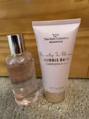 The Bath Collection Bloomfield Rosewater & Ivy Bubble Bath & Shower Gel Set NEW