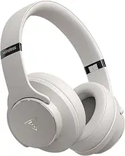 [DOQAUS] Wireless Headphones Over Ear, Bluetooth Headphones Over Ear with 3 EQ Modes, 90Hrs Playtime Wireless Headphones,HiFi Stereo Foldable Headset with Microphone for PC Cellphone(Light Grey)