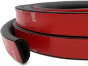 Foam Rubber Seal Strip, Self-Adhesive D Shape EPDM Rubber Weather Stripping for
