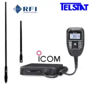 ICOM IC-455 (Replaces IC-450) UHF CB + RFI CDQ5000/CDQ3000 Twin antenna Kit