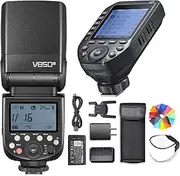 Godox V850III Flash w/XProII-C Trigger for Canon Camera Flash Speedlight 7.2V/2600mAh HSS 1/8000 2.4G 1.5s Recycle Time 450 Full Power Pops for DSLR Cameras with Standard Hot Shoes for Canon