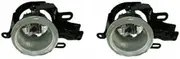 FEILIDAPARTS 2 X Front Left = Right Bumper Fog Lamp Light,intended for Mitsubishi PAJERO/MONTERO (V60/V70) 01.2003-08.2006