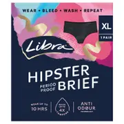 Libra Period-Proof Hipster Underwear XL - Leak-Resistant, Anti-Odor