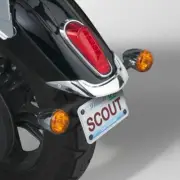 INDIAN SCOUT 2015-2018 NATIONAL CYCLE CHROME REAR FENDER MUDGUARD TIP KIT