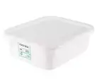 24x 10L Food Grade Containers White Plastic Storage Box with Lids Fridge Freezer