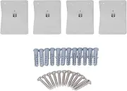 Floating Bookshelf Wall Mounted Sturdy Metal Design Set for Home Classroom Library Office