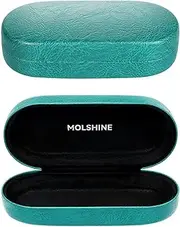 [molshine] Hard Shell Sunglasses Case, Classic Large Glasses Case for Women Men, Sunglass Eyeglasses