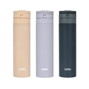 【THERMOS膳魔師】不鏽鋼超輕量自動上鎖真空保溫杯450ml(JNS-454)