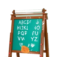 在飛比找蝦皮商城精選優惠-特價小盆友兒童畫板寫字板小黑板家用學生白板支架式可擦雙面磁性