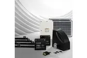 Lockmaster Automatic Sliding Gate Opener Kit 40W Solar 4M 600KG