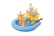 Bestway Kids 140cm Tug Boat Inflatable Play Pool Outdoor Water Toys Children 2y+
