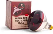 Fluker's 250W Infrared Heat Lamp for Chicken Coop & Outdoor Animals, NEW