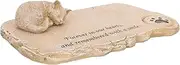Totority Garden Pet Memorial Tombstone Cat Dog Gravestone Ornament for Outdoor Remembrance Durable Honor Beloved Pets Unique for Garden